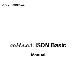 coM.sat ISDN Basic UMTS (Configurador, Drivers y Manual en Castellano)